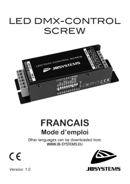 JB systems LED DMX-CONTROL SCREW Manuel utilisateur