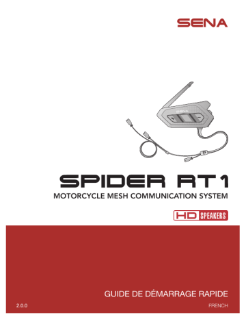 Sena SPIDER RT1 Guide de démarrage rapide | Fixfr