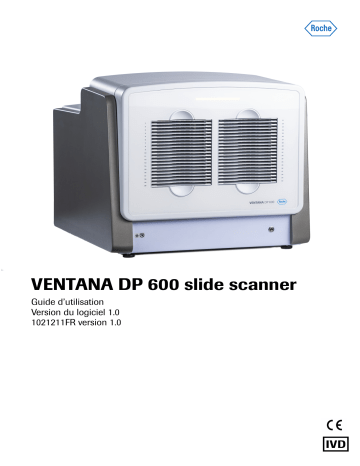 Roche VENTANA DP 600 slide scanner IVD Manuel utilisateur | Fixfr