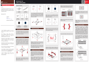 Noctua NH-C14S CPU cooler retail Installation manuel | Fixfr