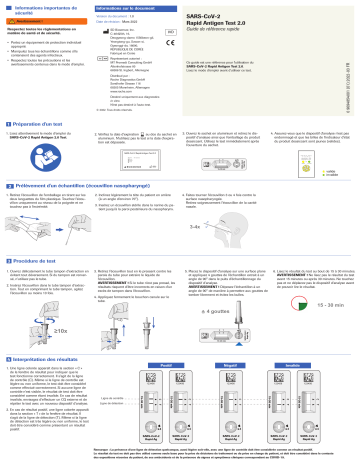 Roche SARS-CoV-2-RAGT 2-0 Guide de référence | Fixfr