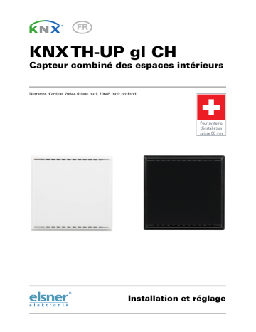 elsner elektronik KNX TH-UP gl CH Manuel utilisateur | Fixfr