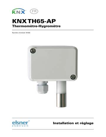 elsner elektronik KNX TH65-AP Manuel utilisateur | Fixfr