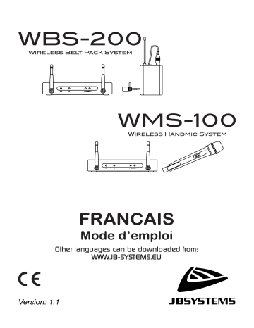 JB systems WBP-200 Manuel utilisateur | Fixfr