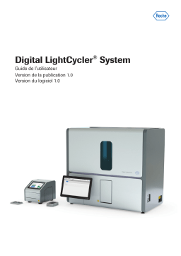 Roche Digital LightCycler® System SW 1.0 - Mode d'emploi