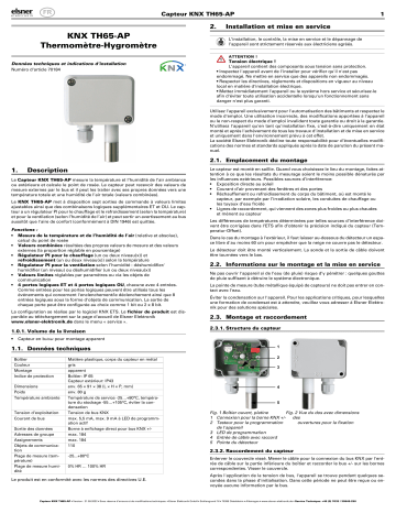 elsner elektronik KNX TH65-AP Manuel utilisateur | Fixfr