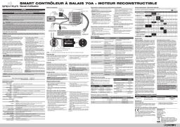 Spektrum SPMXSEMC10 Firma 70A Brushed Smart ESC, 2S-3S: IC3 / 15T Brushed Motor Combo Manuel du propriétaire