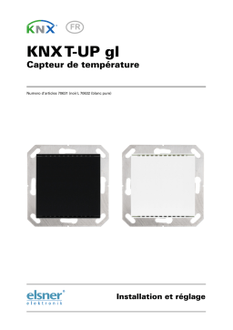 elsner elektronik KNX T-UP gl Manuel utilisateur