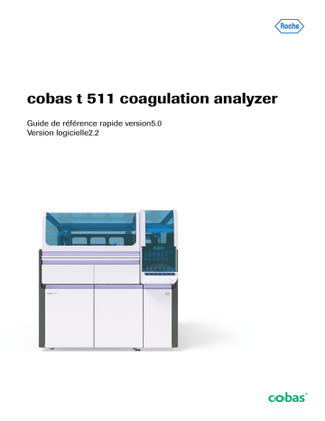 Roche cobas t 511 Guide de référence | Fixfr