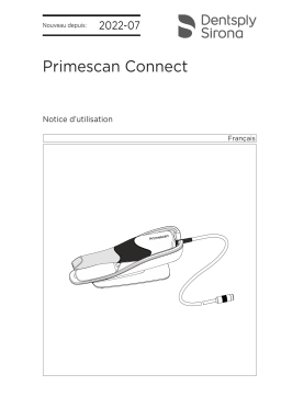 Dentsply Sirona Primescan Connect Mode d'emploi