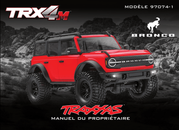 Traxxas TRX-4M Bronco Manuel utilisateur | Fixfr