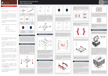 Noctua NH-D15S chromax.black CPU cooler retail Installation manuel | Fixfr