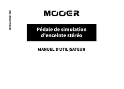 MOOER Cab X2 Stereo Cab Simulation Pedal Manuel du propriétaire