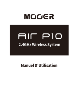 MOOER Air P10 Wireless System Manuel du propriétaire