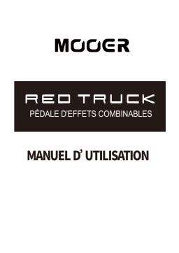 MOOER Red Truck Combined Pedals Manuel du propriétaire