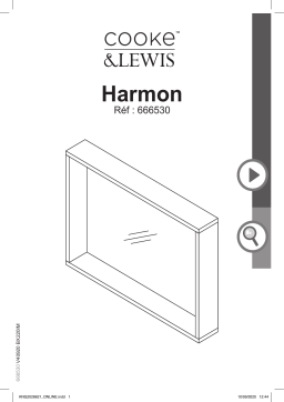 Cooke & Lewis HARMON mirror 90cm Manuel utilisateur