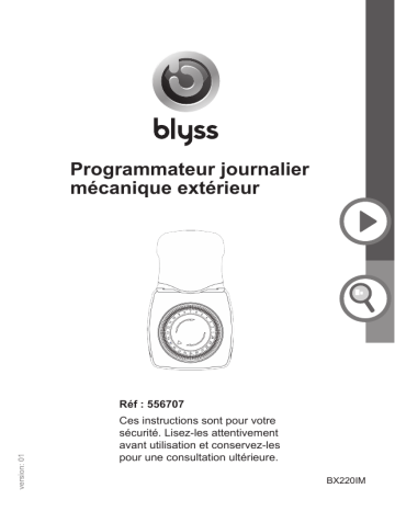 Blyss 556707 Manuel utilisateur | Fixfr