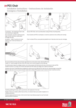 Sioux Chief PEX Chair™ Manuel utilisateur