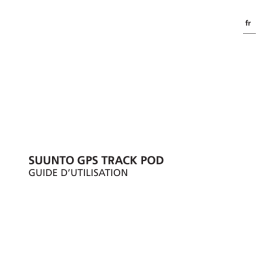 Suunto GPS Track POD Mode d'emploi