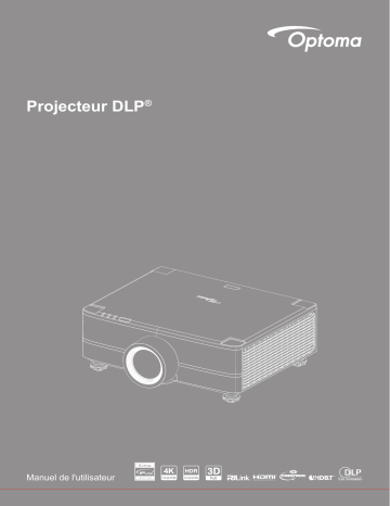 ZU920TST | ZU820T | ZU725T | Optoma ZU920T Ultra bright professional laser projector Manuel du propriétaire | Fixfr