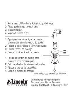 Lincoln Products 111146 Acrylic Handle Kit Installation manuel