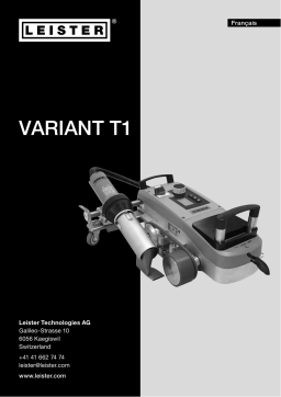 Leister Variant T1 Overlap Mode d'emploi