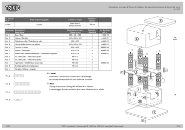 Trixie 44669 Tiragraffi XXL Lucano  Mode d'emploi | Fixfr