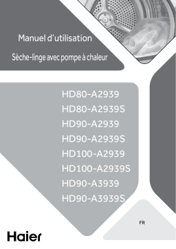 Haier HD100-A2939 Tumble Dryer Manuel utilisateur