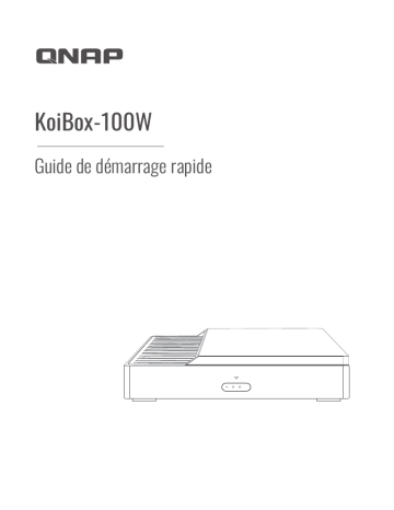 QNAP KoiBox-100W Mode d'emploi | Fixfr