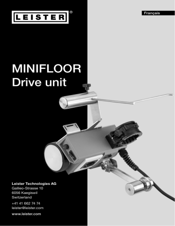 Leister MINIFLOOR Mode d'emploi | Fixfr