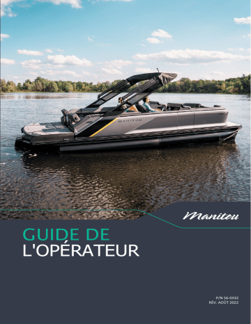 Manitou Pontoons Manuel du propriétaire | Fixfr