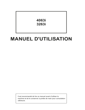 4063i | TA Triumph-Adler 3263i Mode d'emploi | Fixfr