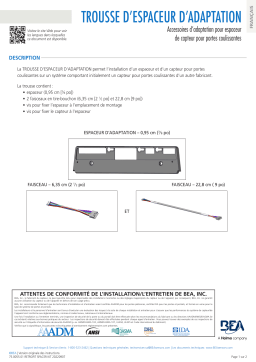 BEA RETROFIT SPACER KIT Mode d'emploi