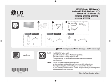 34WP500-B | LG 29WP500-B Mode d'emploi | Fixfr