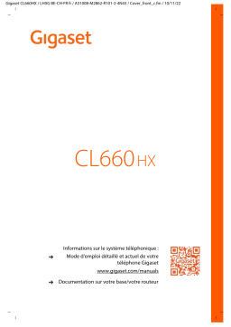 Gigaset CL660HX Duo Mode d'emploi