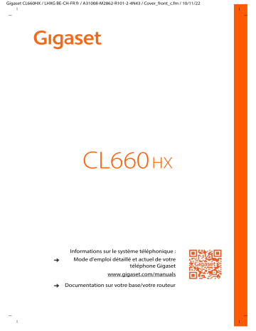 Gigaset CL660HX Duo Mode d'emploi | Fixfr