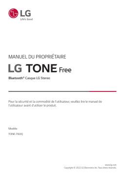 LG TONE-T60Q Manuel du propriétaire