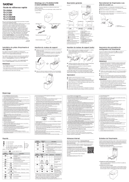 Brother TD-2020/2020A Label Printer Guide de référence