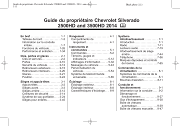 Silverado LD 2014 | Chevrolet Silverado HD 2014 Mode d'emploi | Fixfr