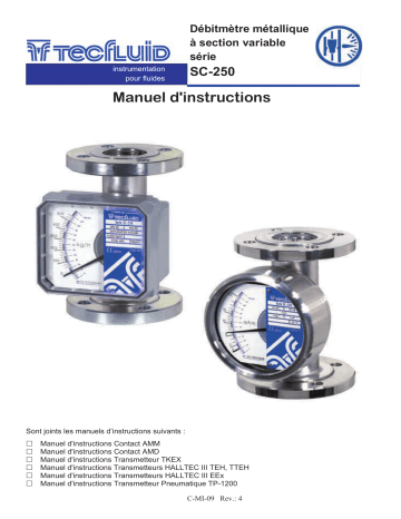 Tecfluid C-MI-09 SC250 Manuel utilisateur | Fixfr