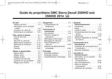 Sierra LD 2014 | GMC Sierra HD 2014 Mode d'emploi | Fixfr