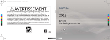 Savana 2018 | GMC Savana - NAV 2018 Mode d'emploi | Fixfr
