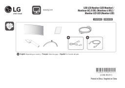 LG 34WQ60C-B Guide d'installation rapide