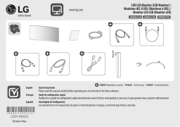 LG 34WQ75C-B Guide d'installation