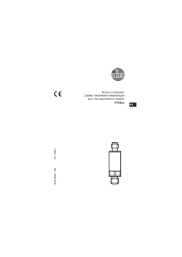 IFM PT5503 Pressure transmitter Mode d'emploi