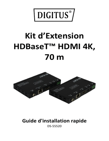 Digitus DS-55520 DIGITUS Guide de démarrage rapide | Fixfr