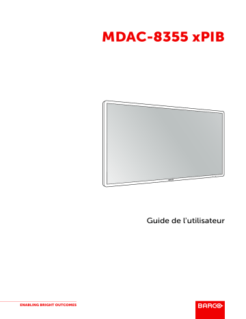 Barco MDAC-8355 Mode d'emploi | Fixfr