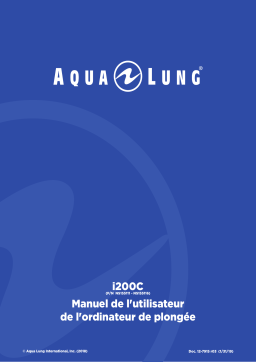 Aqualung i200C Ordinateur de plongée Manuel du propriétaire