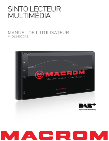 Macrom M-DL6800DAB Manuel utilisateur | Fixfr