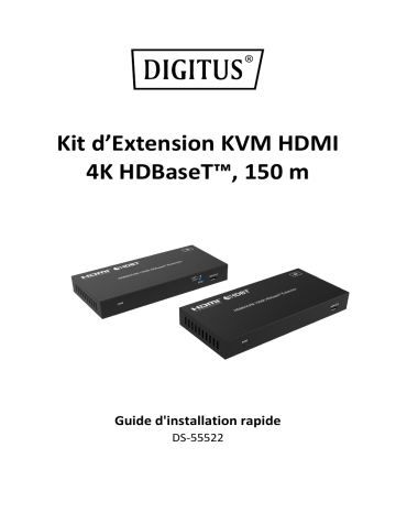 Digitus DS-55522 DIGITUS Guide de démarrage rapide | Fixfr